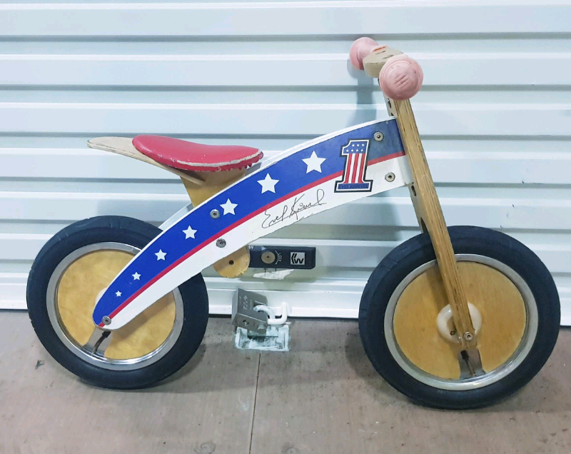 evel knievel balance bike